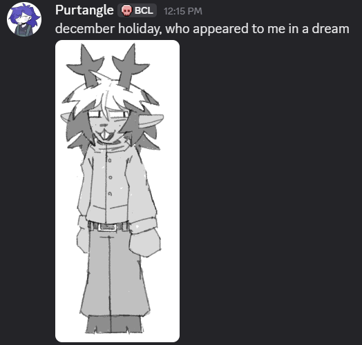 Purtangle's tweet image. Had a very strange dream about Deltarune's ending and had to recreate what I saw immediately
