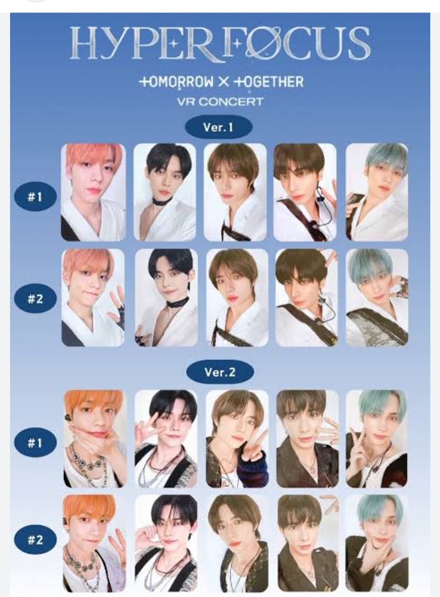 TXT VR CONCERT HEART ATTACK HYPERFOCUS INCINEMAS トレカ TOMORROW X