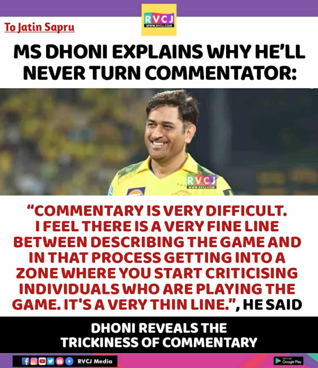 RVCJ_FB's tweet photo. MS Dhoni! https://t.co/3b7tFt8zGU