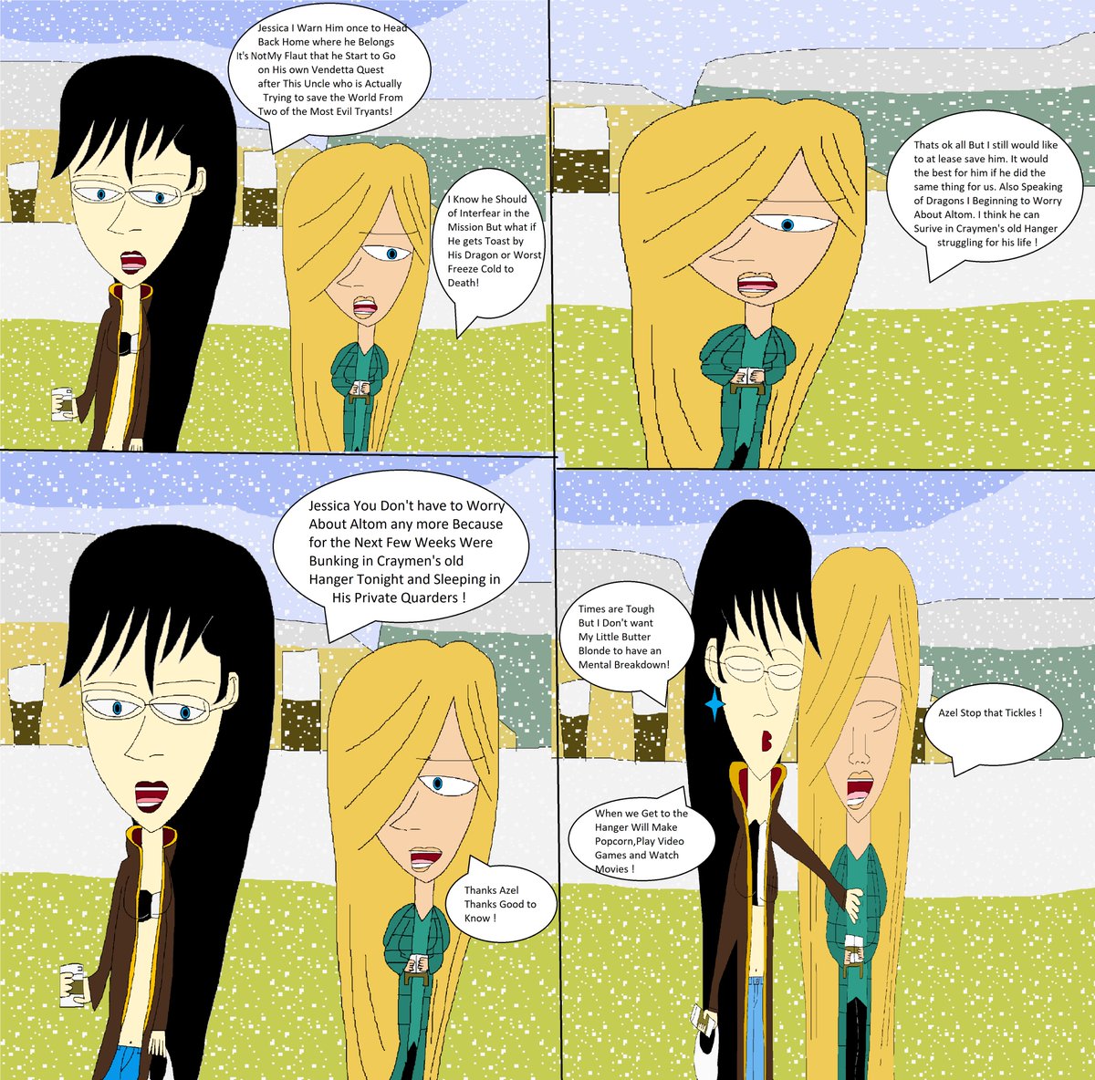 Azel_98's tweet image. @SegaCDUniverse @InsaneMegaCD @THELEGACYOFSEGA @SEGAInforment @AarionF @AresArcadia @SegaUranus @IcogamerXC #Azel and #JessicaSkytron Winter Snow Journey Reflections Parts 1 and 2
#PanzerDragoon #PanzerDragoonSaga #SkiesofArcadia #Snowstorm2026