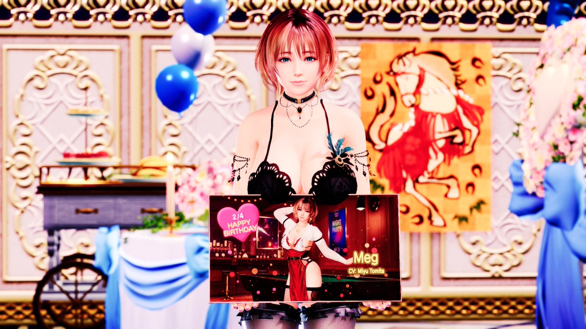 sayamonz's tweet photo. #DOAXVV #meg #メグ #happybirthday2026 https://t.co/4koTEz72IH