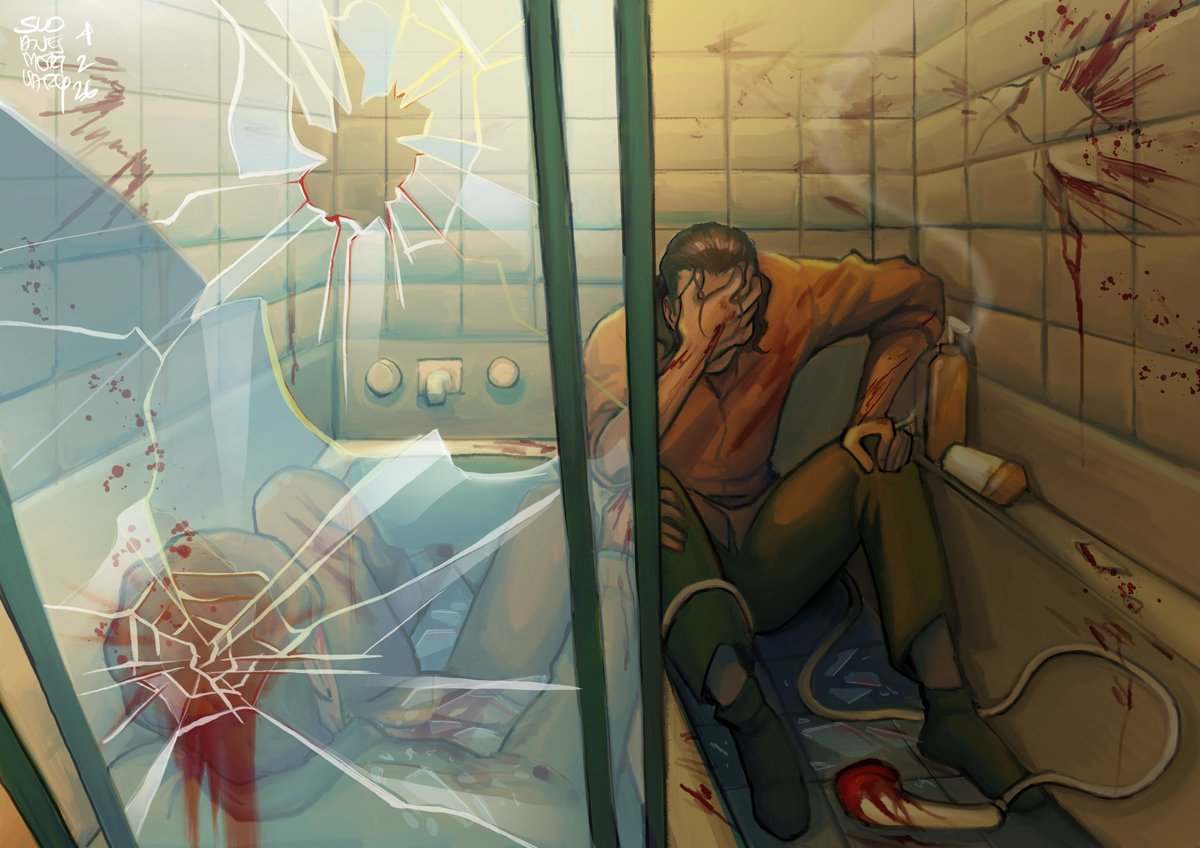 redraw of a piece from 2021 :3 #oc