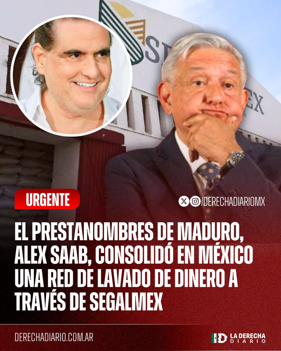 DerechaDiarioMX's tweet photo. 🚨🇲🇽🇻🇪 | #URGENTE Segalmex adjudicó de forma directa más de 314 millones de pesos a Comercializadora Fruverloz, empresa vinculada al prestanombres del exdictador venezolano Nicolás Maduro, Alex Saab, recientemente detenido por el FBI, quien consolidó así, una red de lavado de dinero internacional auspiciada por el narcogobierno de López Obrador.