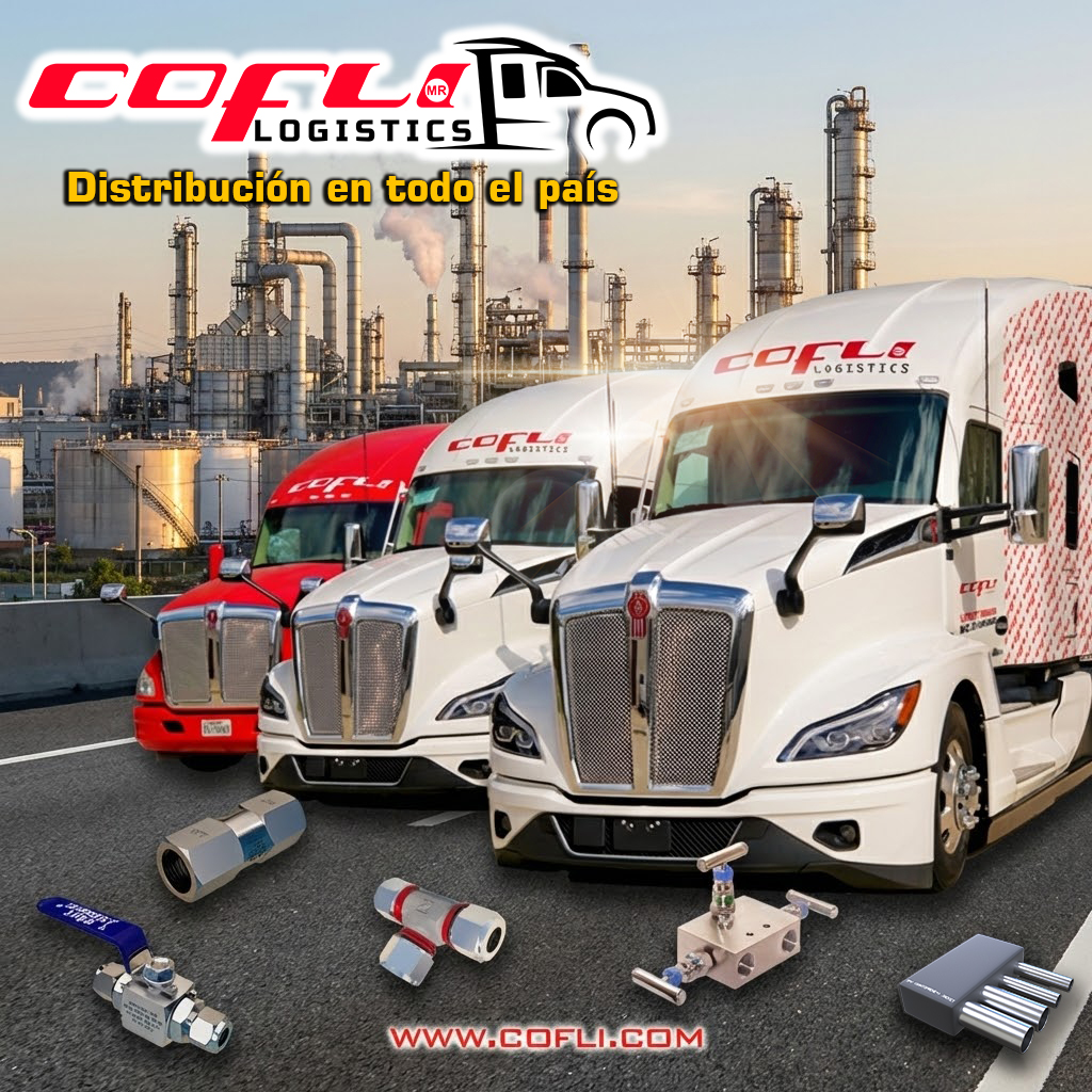 CofliMexico's tweet photo. Brindamos un servicio integral los 7/24 los 365 días al año, con transporte y distribución a nivel nacional.
#SectorEnergetico#Tablerosdecontrol #gabinetespetroleros #tubing #valvulas #manifolds #instrumentation #Conectores #manometros #instrumentación 
𝘄𝘄𝘄.𝗰𝗼𝗳𝗹𝗶.𝗰𝗼m https://t.co/2sjDm6NomY
