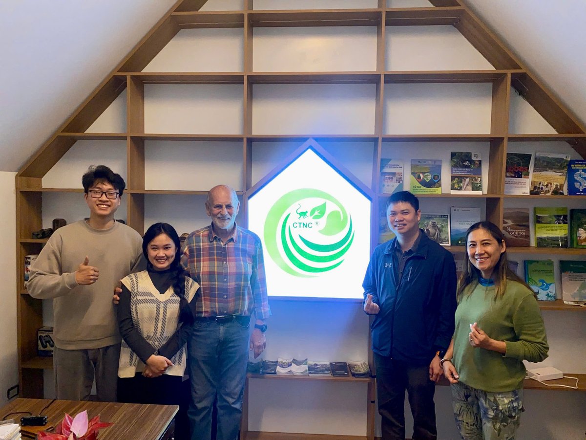 ctnc2019's tweet photo. CTNC Office Welcomes Two Special Guests
🌿 CTNC recently welcomed Dr. Tilo Nadler and Ms. Hien Nadler during their visit to our office.
Dr. Tilo Nadler is a German conservationist who has dedicated more than three decades to wildlife conservation in Vietnam. He began working in Vietnam in the early 1990s with the Frankfurt Zoological Society and later founded the Endangered Primate Rescue Center (EPRC) at Cúc Phương National Park in 1993. Since then, he has played an important role in rescuing, rehabilitating, and protecting endangered primate species 🐒.
Mrs. Nguyen Thi Thu Hien Nadler, originally from Hanoi, has been closely involved in these conservation efforts from the beginning. As Tilo’s partner in both life and work, she has contributed to field research, primate rescue, and the long-term development of conservation activities.
The visit provided an opportunity for open discussion and experience sharing, as well as initial exchanges on potential cooperation in upcoming conservation projects. It marked a positive step toward building practical collaboration and strengthening long-term partnerships.
In the coming period, CTNC looks forward to working more closely with relevant partners in the fields of biodiversity and nature conservation.
Contact us:
📞 +(84) 973 505 223
🌐 info@ctnc.org.vn
📍Room 401, 12BT5 X2, North Linh Dam, Ha Noi city, Viet Nam
#CTNC #Wildlife #Biodiversity #Conservation #Communities #Awareness #Natureresreve #Technology