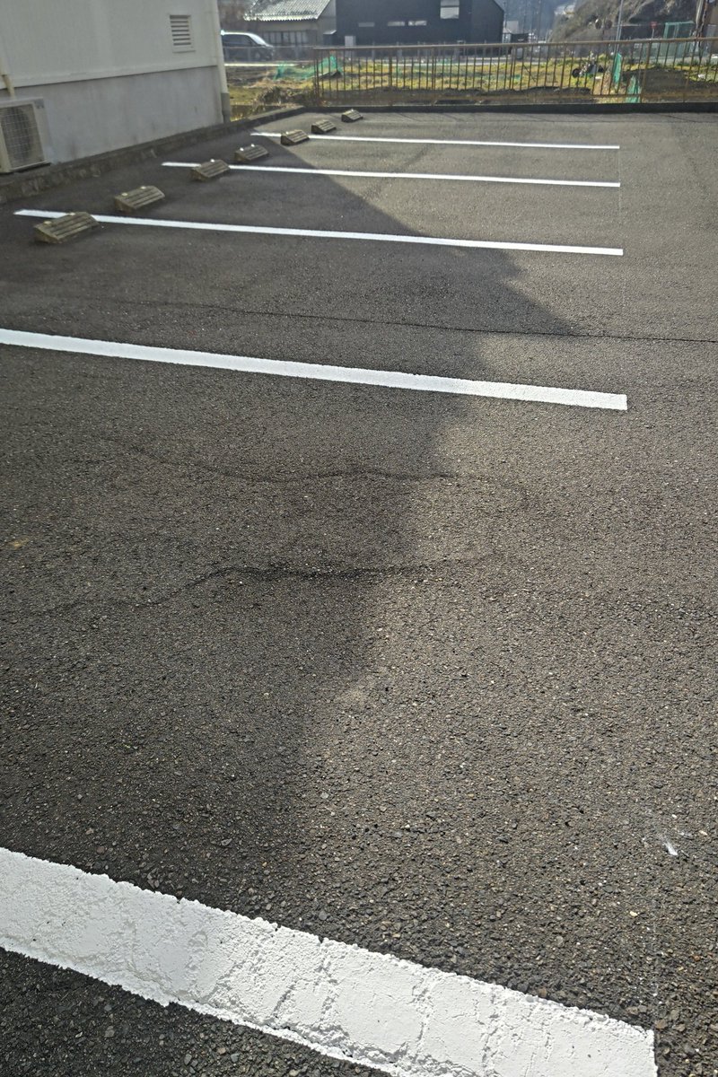 lucchesenumero1's tweet photo. 駐車場のラインが薄くなってきたので、
業者にお願いして引き直してもらいました https://t.co/HuoUuNNnSZ