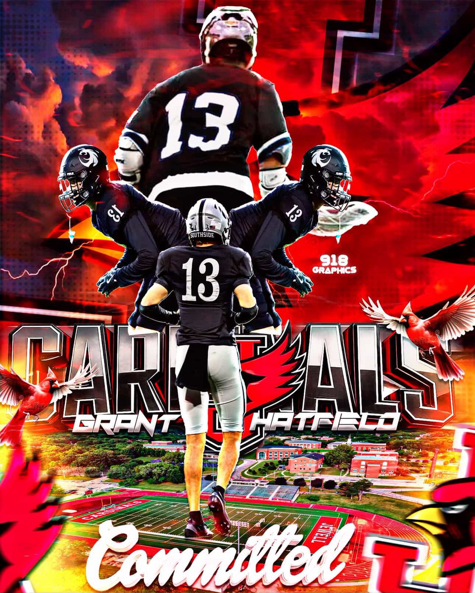 granthatfield_'s tweet photo. OFFICIALLY A CARDINAL‼️

AGTG for this opportunity, I never thought I would be where I’m at today. Thank you to all the coaches along the way, who have made this possible, and most importantly the coaches at @JewellFootball & @JewellMLAX for investing in me!

#southside4life #nextchapter #commited #williamjewell