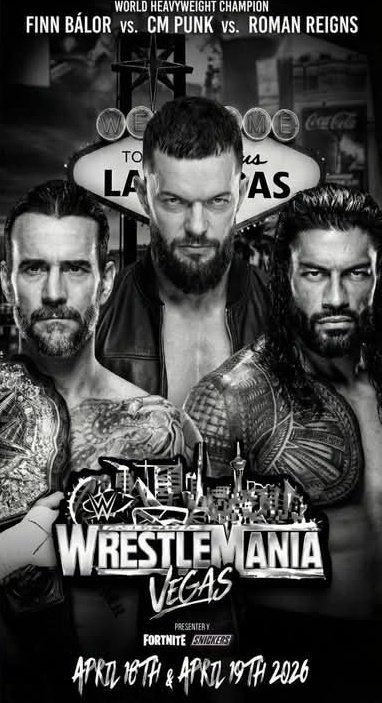 _xaibii's tweet photo. In 2014, WWE tried to ignore a voice... and created a movement.
In 2026, history threatens to repeat itself.

Roman Reigns picked CM Punk believing he could control him.
But you don't choose chaos without paying the price.

Finn Bálor, relegated, forgotten, lit the missing spark.
Three egos. Three views of WWE.
A system that began to crack.

WrestleMania wouldn't just be a fight.
It would be the decision of the public.