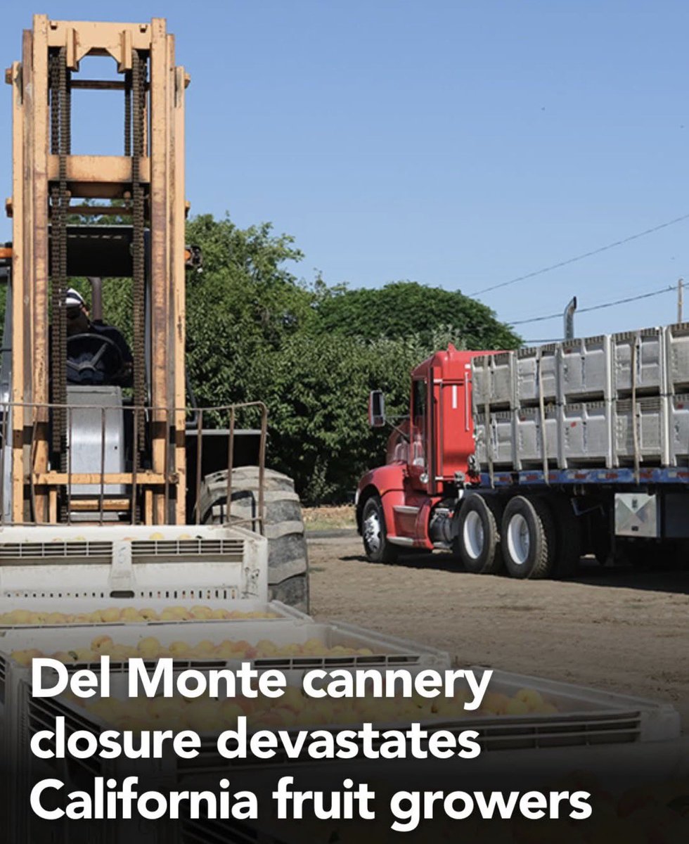 California farmers who grow fruit for canned products suffered a major setback this month as Del Monte Foods announced plans to close its only remaining cannery in the state.

The cannery’s closure will reportedly affect roughly 600 employees and 1,200 seasonal workers in