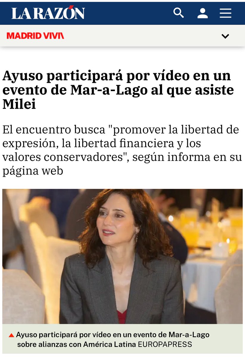 alejandronimoAr's tweet image. Milei es noticia en España:
