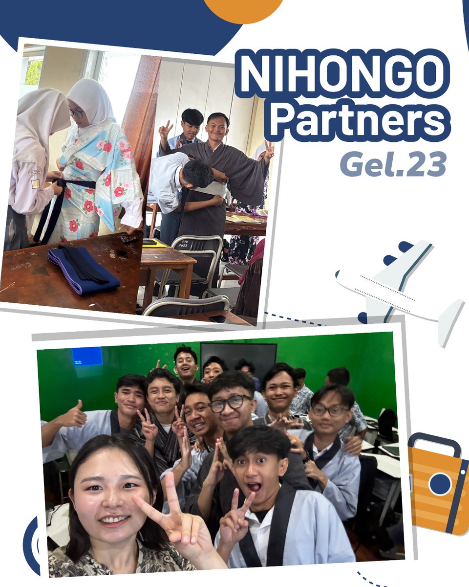 JF_Jakarta's tweet photo. Hai Sahabat JF!
Kisah NIHONGO Partners Gelombang 23 berikutnya datang dari SMKN 4 Bandung. Yuk, simak cerita selengkapnya di Instagram @JF_Jakarta ~ 💜

#CeritaNP
#NIHONGOPartners
#JFJakarta https://t.co/uAiJmYu1lL