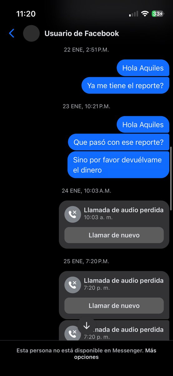 Oiga <a href="/20Aquiles/">Aquiles Flores</a> pague lo que debe o entregue el documento. No se deje ver por tan poco