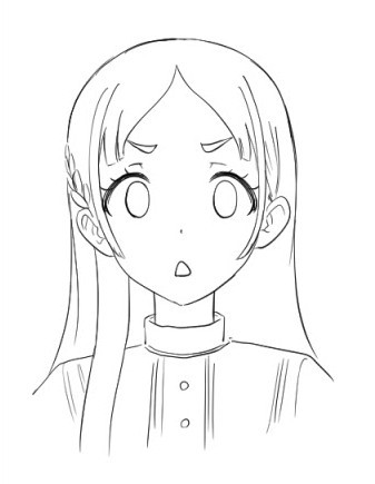 昨日描いてた栗みたいな口の倉本さん