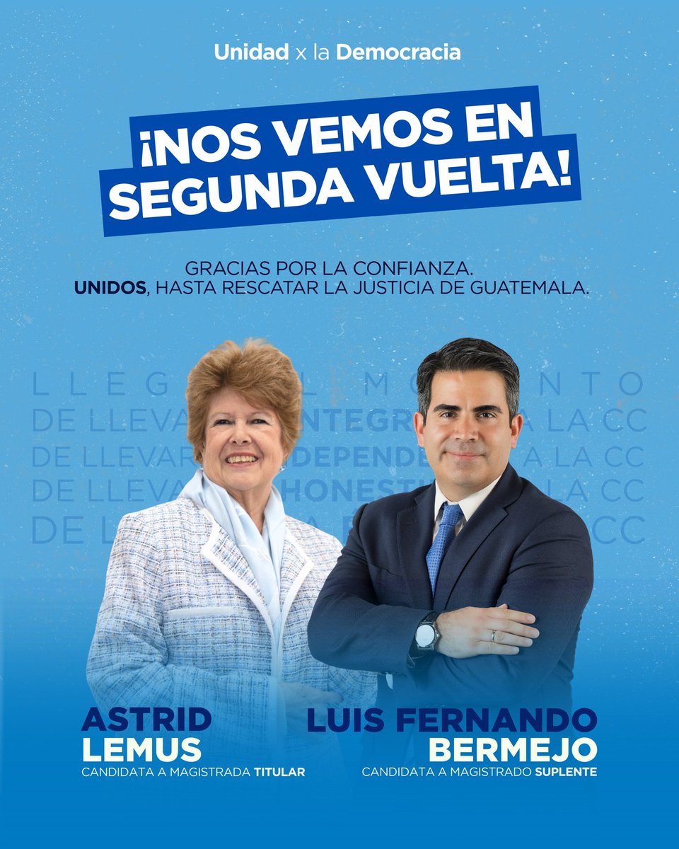 Unidad x la Democracia tweet media