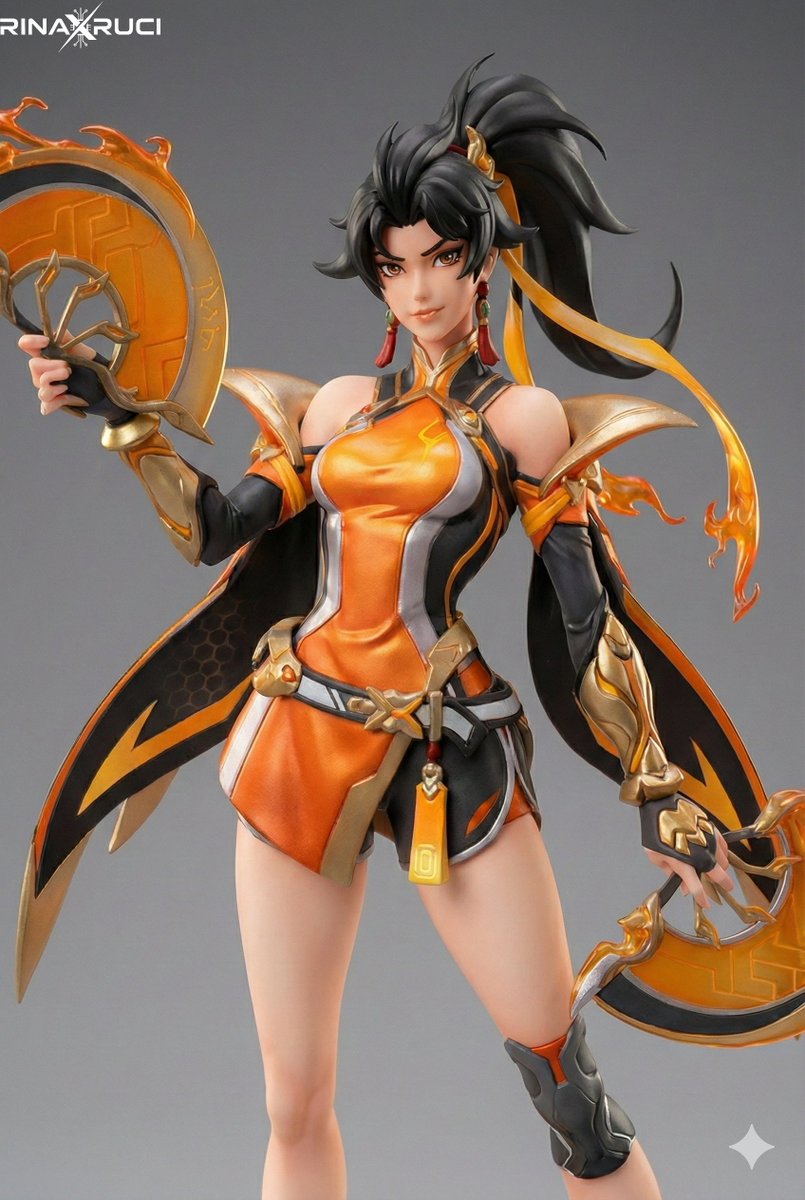 RinaxRuci's tweet image. オーバーウォッチから5人の新ヒーローが登場するそうですね。
その中の一人、ANRAN（アンラン）です。
デザインがとてもカッコよかったので、早速立体化してみました。

#Overwatch
#anran
#アンラン