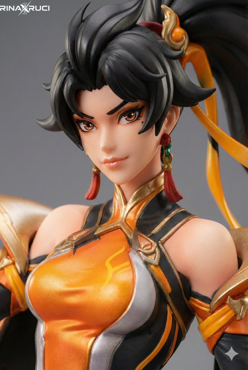 RinaxRuci's tweet image. オーバーウォッチから5人の新ヒーローが登場するそうですね。
その中の一人、ANRAN（アンラン）です。
デザインがとてもカッコよかったので、早速立体化してみました。

#Overwatch
#anran
#アンラン