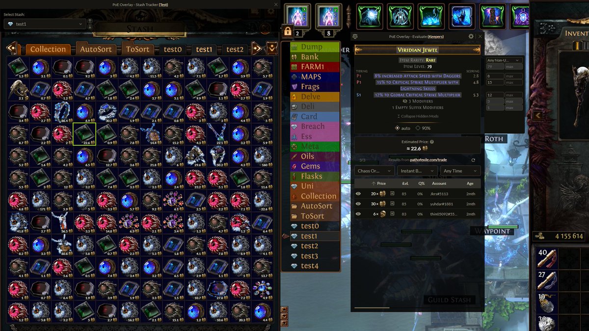 One of our users decided to clean up their old stashes today 🧹

Done in seconds using the ML pricing model + the new in-game stash overlay.

This is exactly what we built it for.