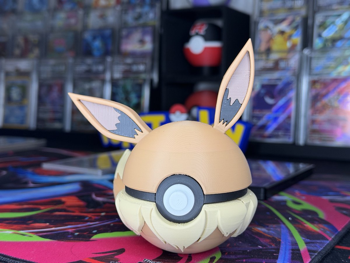 ✨ FREE POKÉBALL ✨ 

Giving away a FREE Eevee 3D Printed Pokéball! To enter:

• Follow <a href="/PokeTeeJay/">PokéTeeJay</a> 
• Like &amp; RT ♻️ 
• Tag a friend
• Who is your favorite Eeveelution? (Optional)

Ends 2/18 🕰️ 
Good luck! 
#Pokemon #3DPrinting