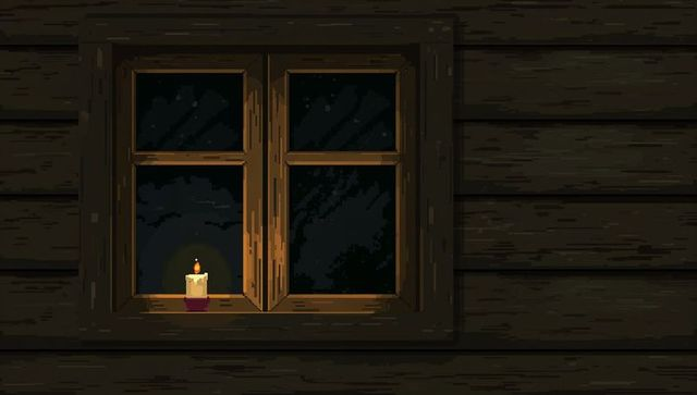 Unpopped3's tweet photo. @AtomicHedgefox3 *Unpoplathoj, not having anything else to do either, is passing by when he senses her presence and blends into the night's natural darkness before silently peering in through the window.* https://t.co/PvZKWRm7fn