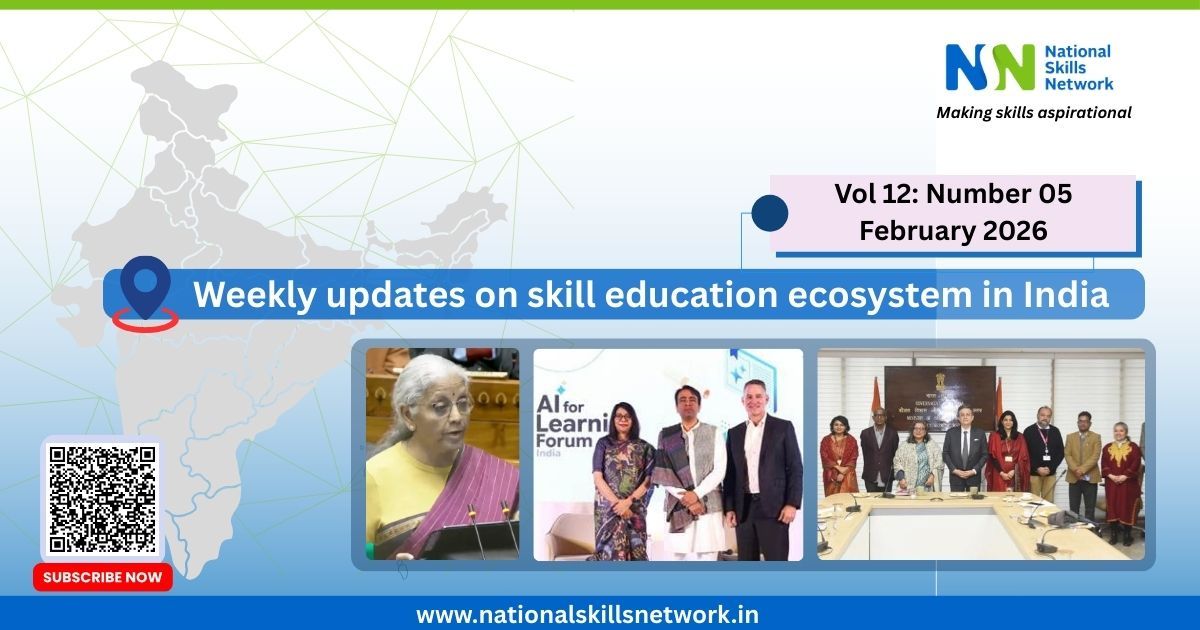 What’s shaping India’s skilling and employment landscape right now? Budget 2026–27, AI-driven education initiatives, apprenticeship pathways, and global partnerships are setting the direction for a future-ready workforce.

Read more - nationalskillsnetwork.in/newsbytes-skil…
#budget2026 #AI