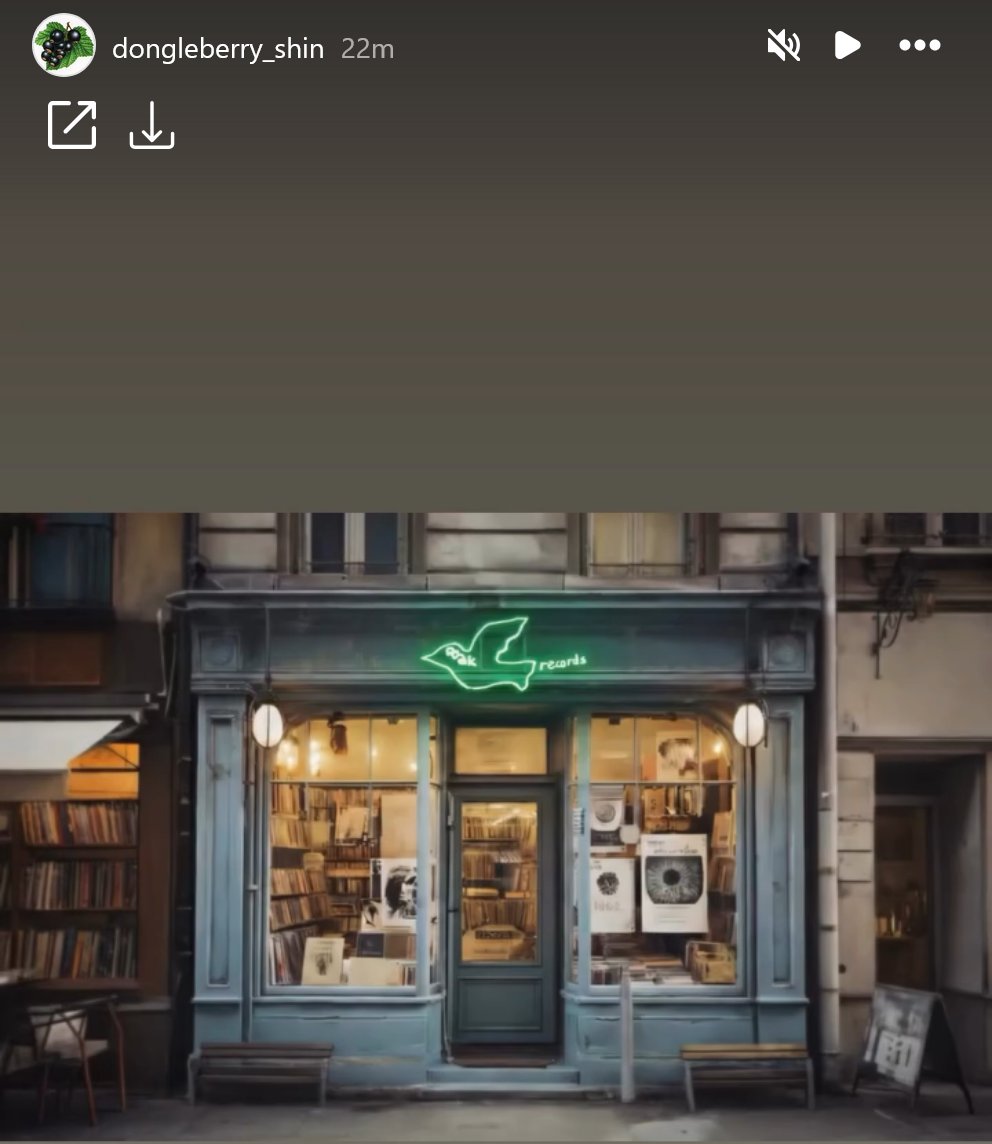 TokkiLoops's tweet image. Director Shin Dongle repost all ooak records post