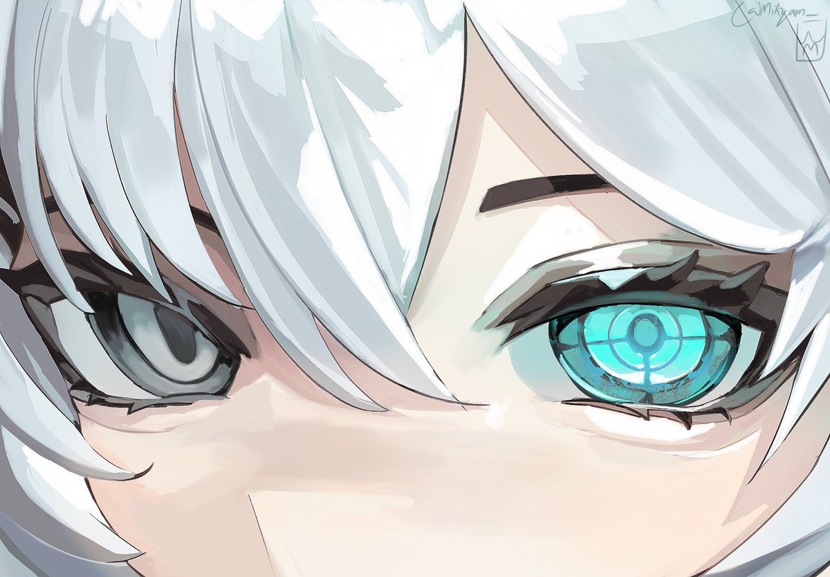 Eyebanner #VgenComm for <a href="/IsaScythe/">isa ♱ cyborg</a> !

#mikqsart #art #commission