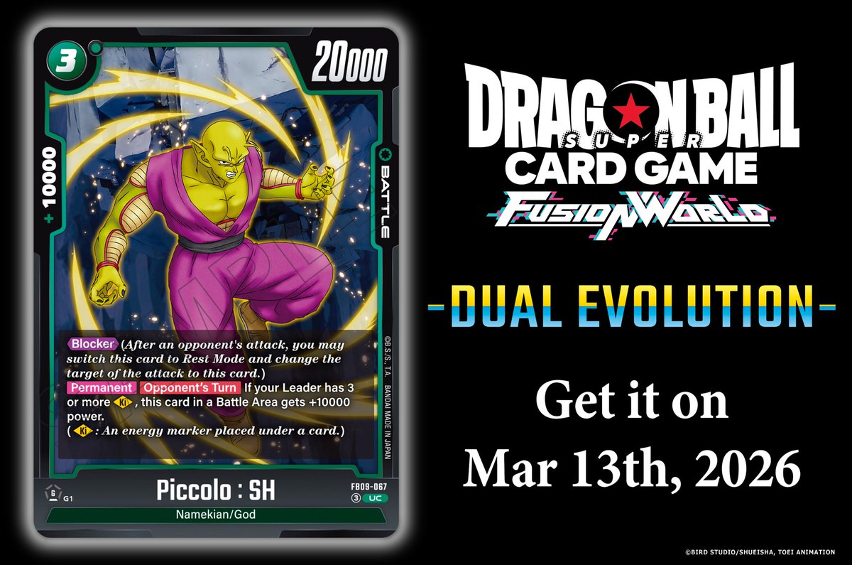Dragon Ball Super Card Fusion World tweet media