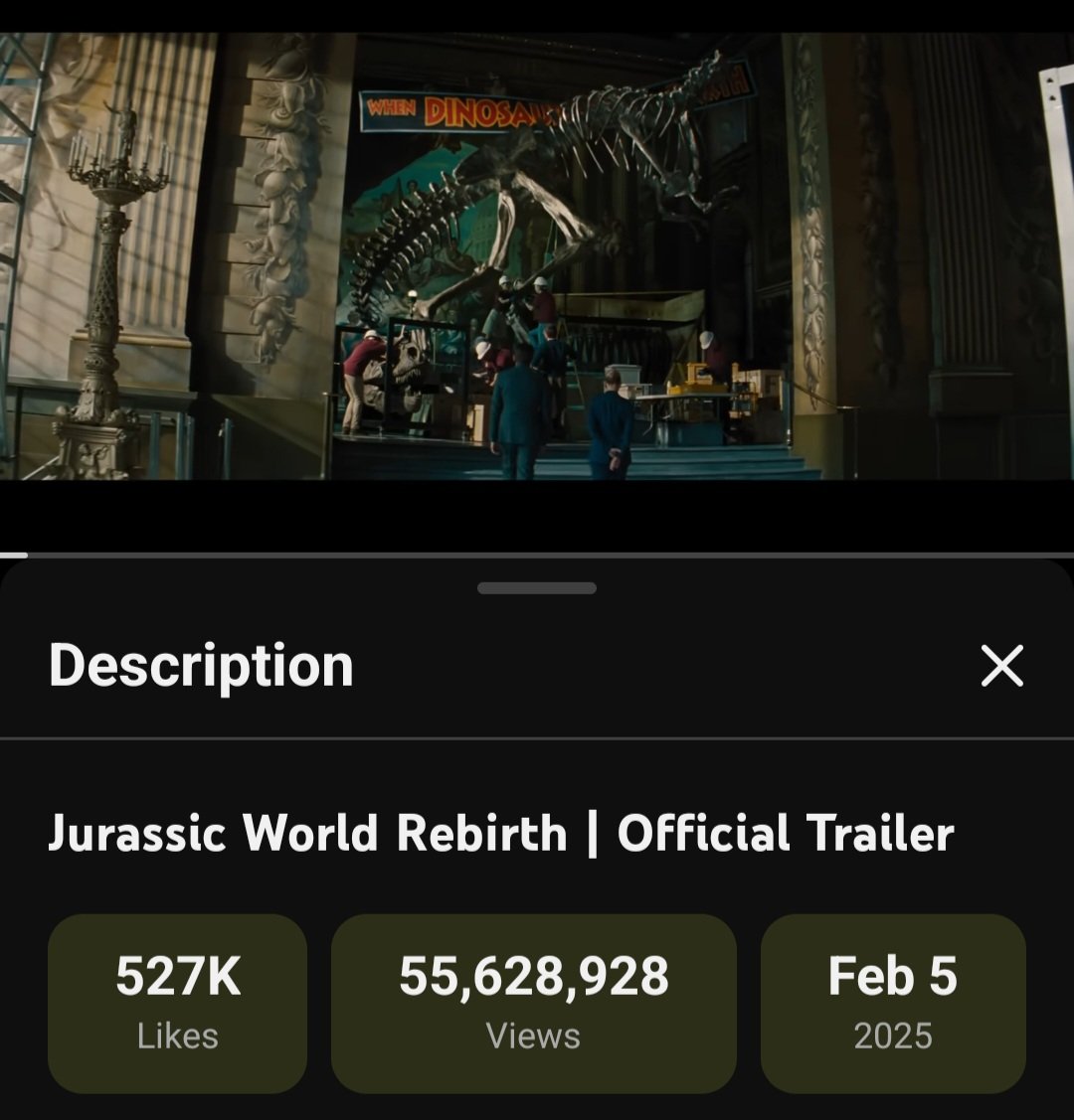2 years ago today Jurassic World Rebirth was officially announced &amp; 1 year ago the first trailer was released. 

Rebirth is still remaining strong as my 3rd favorite installment in the franchise only behind JP &amp; JW.

Also, <a href="/UniversalPics/">Universal Pictures</a>, today would be a good day to announce JP8