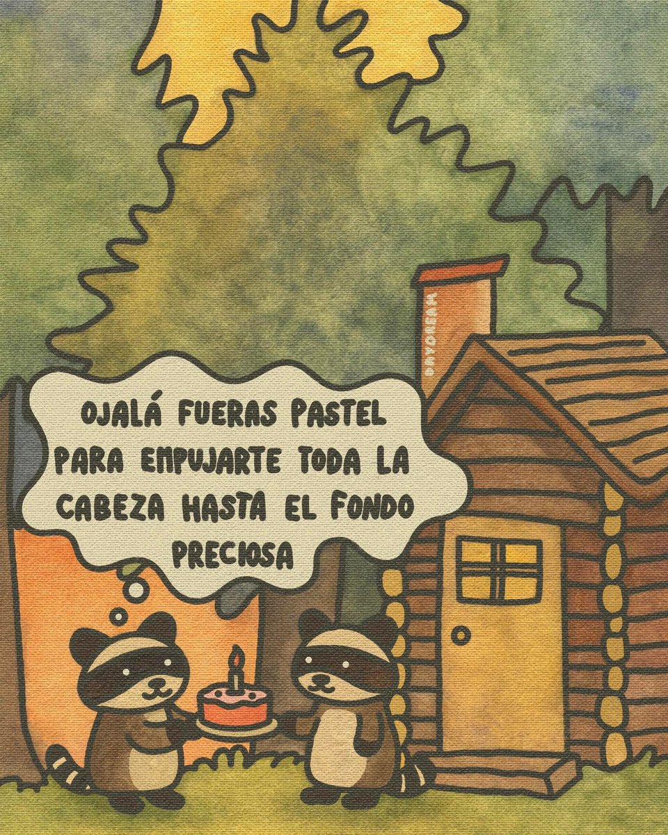 Brujo_Belico's tweet photo. Ojalá fueras pastel para empujarte 🦝 https://t.co/CB3K83GwnQ