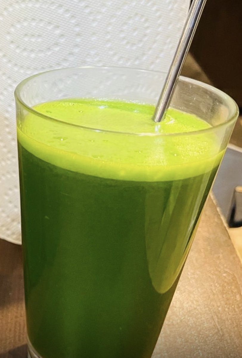 maru_ramon's tweet photo. @dr_ericberg My green juice!! I make my own every day !  Can’t get healthier than that ! Big shout out to @HEB for always having fresh nopales (cactus), fresh ginger turmeric, ginger, parsley, kale, spinach, freshly squeezed lime juice.. and more. Best healthy drink ! 15+ yrs and counting ! https://t.co/l3MYPjfZSi