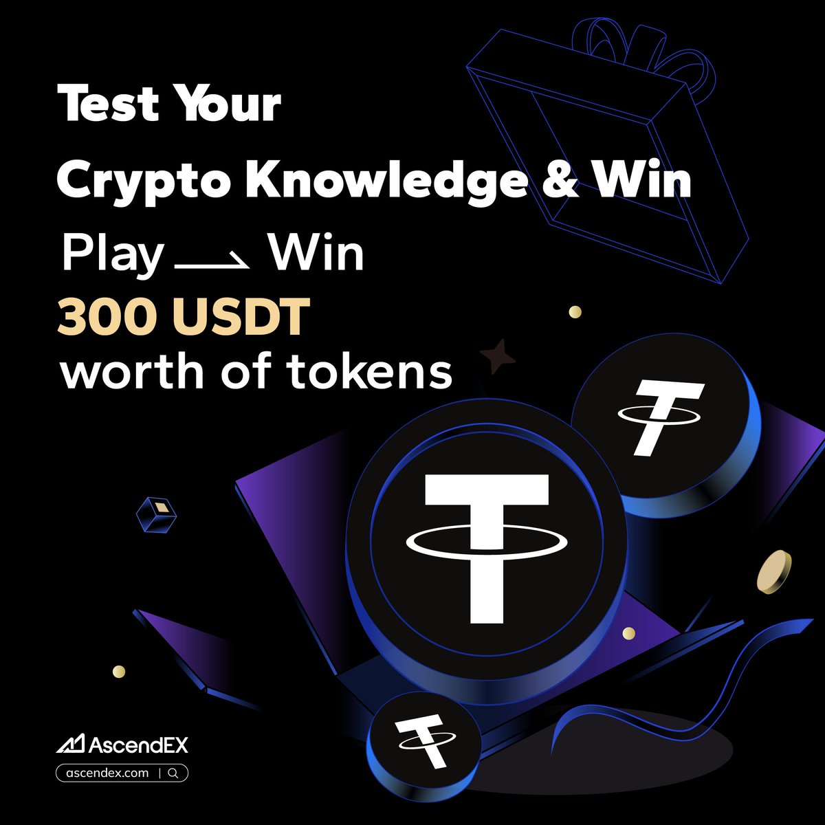 🌟 Test Your Crypto Knowledge &amp; Win! 🌟

🎁 Reward: 30 winners split 300 USDT in tokens!
📅 Event Period: Feb 5–12, 2026

✨ How to Enter:
1️⃣ Take the Crypto Knowledge Quiz: Show how well you know your coins!
🔗 forms.gle/9hiqoyFtjFYnoN…
2️⃣ Follow <a href="/AscendEX_/">AscendEX</a>
3️⃣ Like, Retweet &amp; Tag