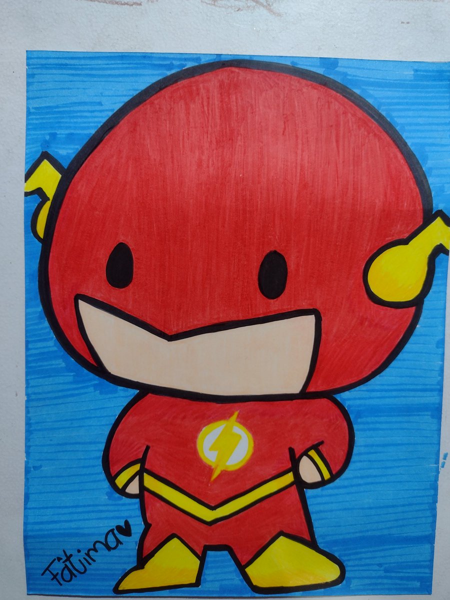 Flash ⚡
I’m not a profesional; but I really like this 👩🏻‍🎨🎨🖌️✏️
~Dibujo de manera tradicional 🎨
#GrantGustin #Flash #DC #DCComics #TheFlash
 #traditionalartist
#fanart 
#Drawing