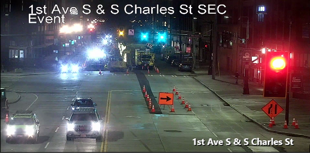 1번가 좌회전 통제