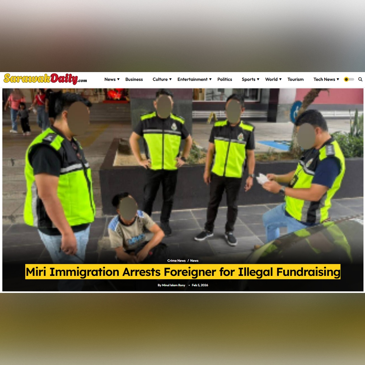 Sarawak_Daily's tweet image. A foreigner was arrested by JIM Miri for illegal fundraising! Authorities seized RM194 cash and revealed the suspect was abusing the Social Visit Pass meant for tourism 😱

Details : sarawakdaily.com/miri-immigrati…

#MiriNews #IllegalFundraising #ImmigrationAlert #kuchingking