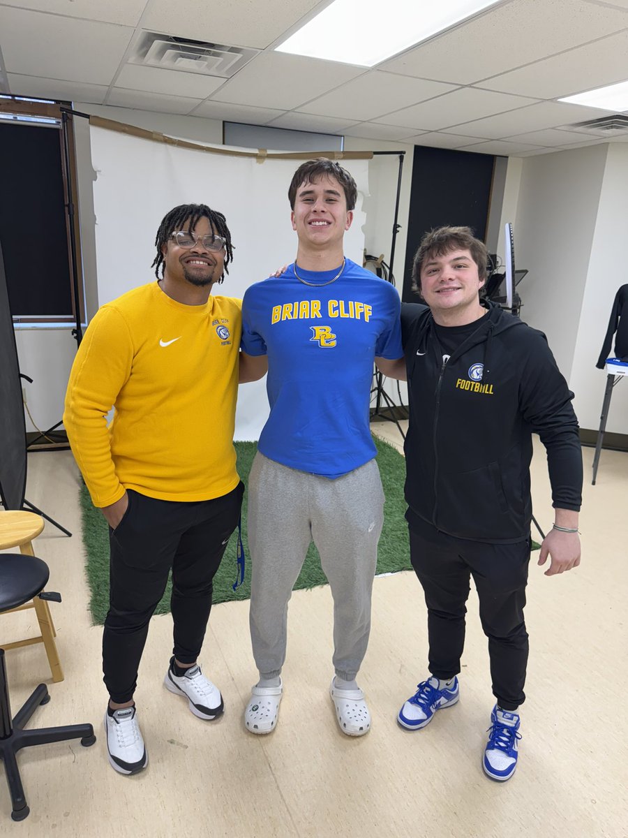 nuibfootball's tweet photo. #AGTG I am incredibly proud to announce my commitment to Briar Cliffe University to continue my academic and athletic career. Thanks @CoachLaDage and @CoachSayreBCU for the opportunity to compete at the next level. I would thank my family and friends who supported me. Go Chargers https://t.co/VimTM40BJN