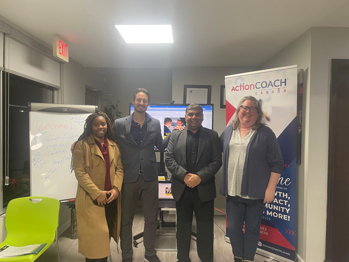 dchopra31's tweet image. Great energy at yesterday’s Action Coach session! 🙌

Big thanks to Dale Monette for delivering practical insights on improving conversion and tightening sales processes. 

Excellent turnout and strong engagement — lots of learning and value shared. 🚀

#ActionCoach #savemaxedge