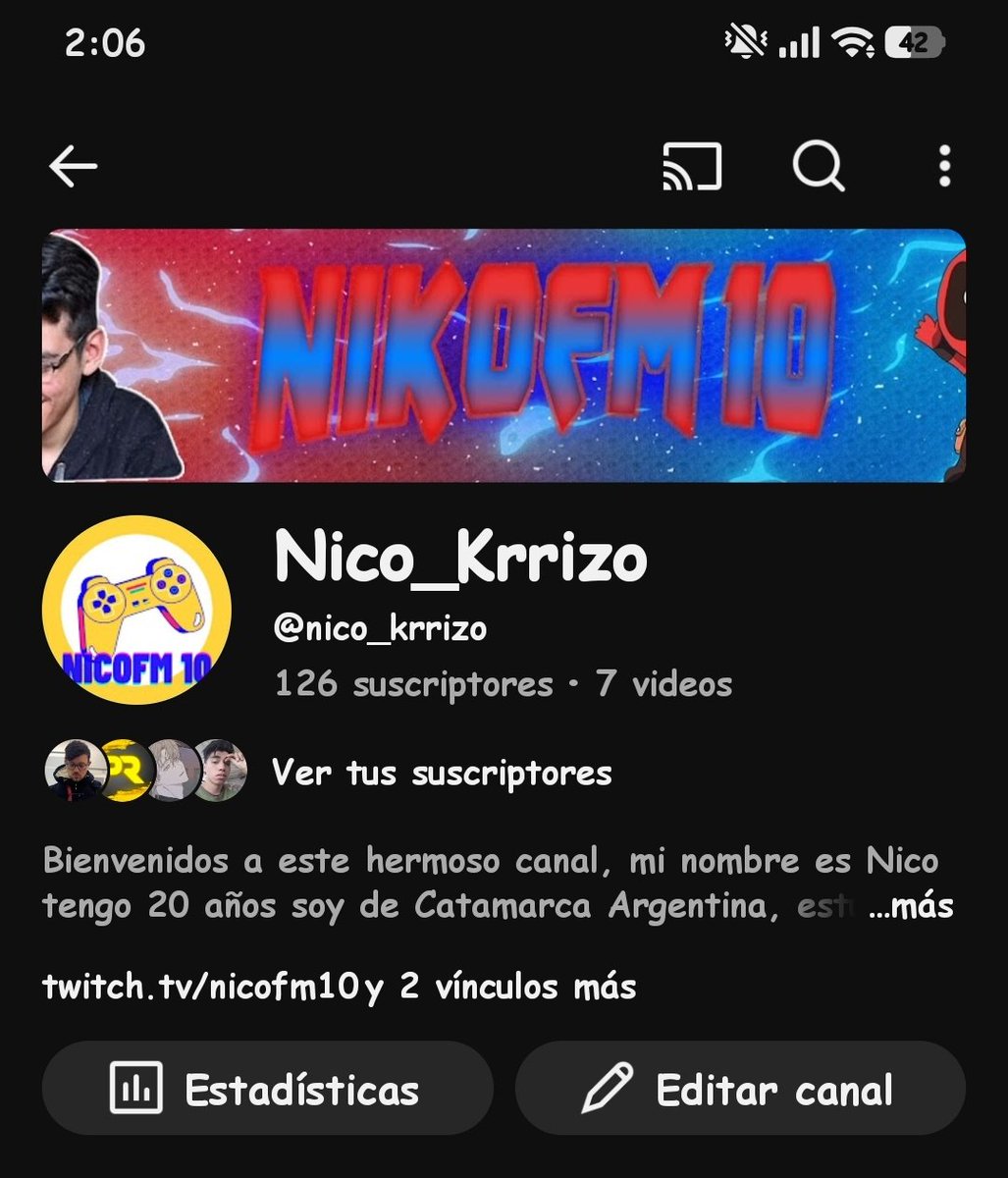 Arniko146's tweet photo. @AngieVelasco08 Yo hago vlogs y gameplays, deje un tiempo pero me dedique a ser editor de videos, me ayudsria mucho tu apoyo y re estoy jajajaja https://t.co/A1cxfC9wur