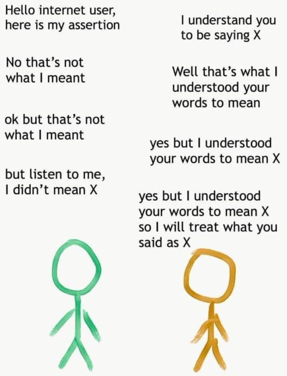 This is every single argument on twitter