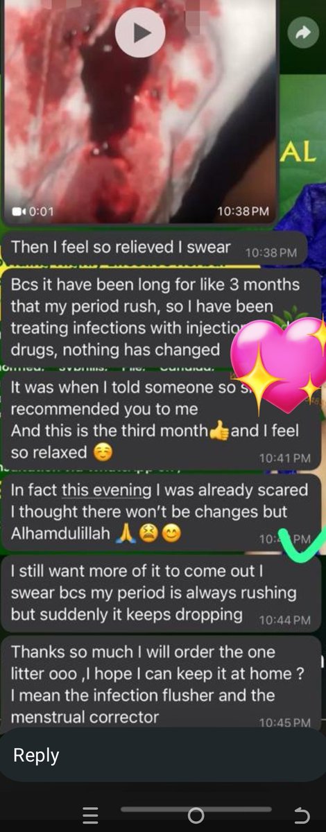 There's one girl that sells herbal stuff in my WhatsApp. And the kind of things she posts on her status makes me feel like it's just me and 2 other girls that don't have infection in this Nigeria. The reviews are always traumatising. Wetin una dey do with una body? 😭 😭