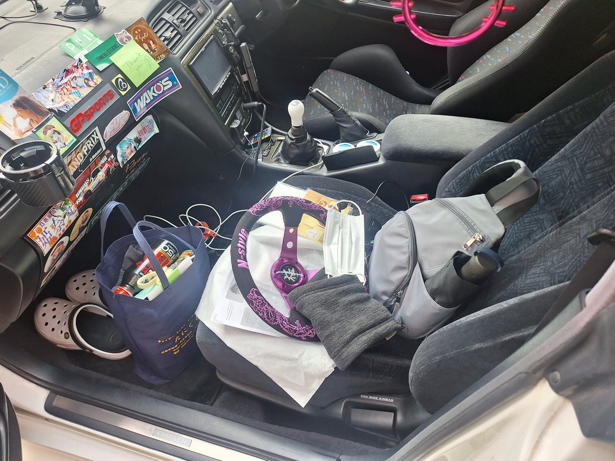 荷物も積んだので大阪遠征向かいます（◜◡◝）🚘️🐙 気を付けて安全