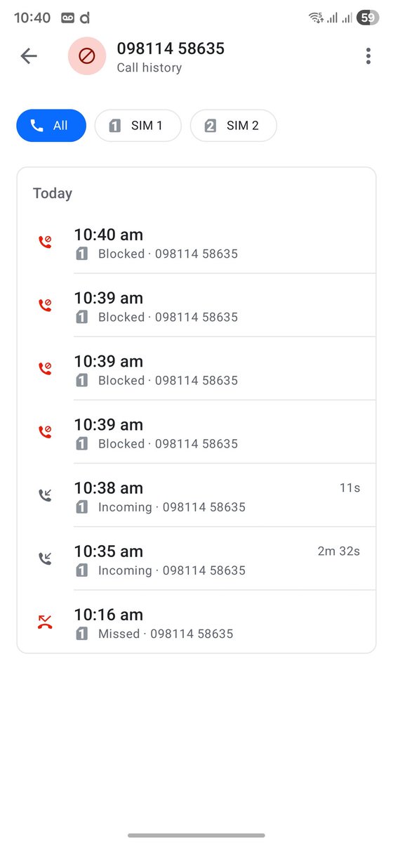 SsanjayPrince's tweet photo. @AxisBank this guy is regularly calling me almost 50 times a day from different numbers and now started abusing me in the name of recovery. He has illegally fetched my contacts and calling them regularly
I have filed an FIR also in the nearest police station @DelhiPolice https://t.co/1Zuam2QZvU