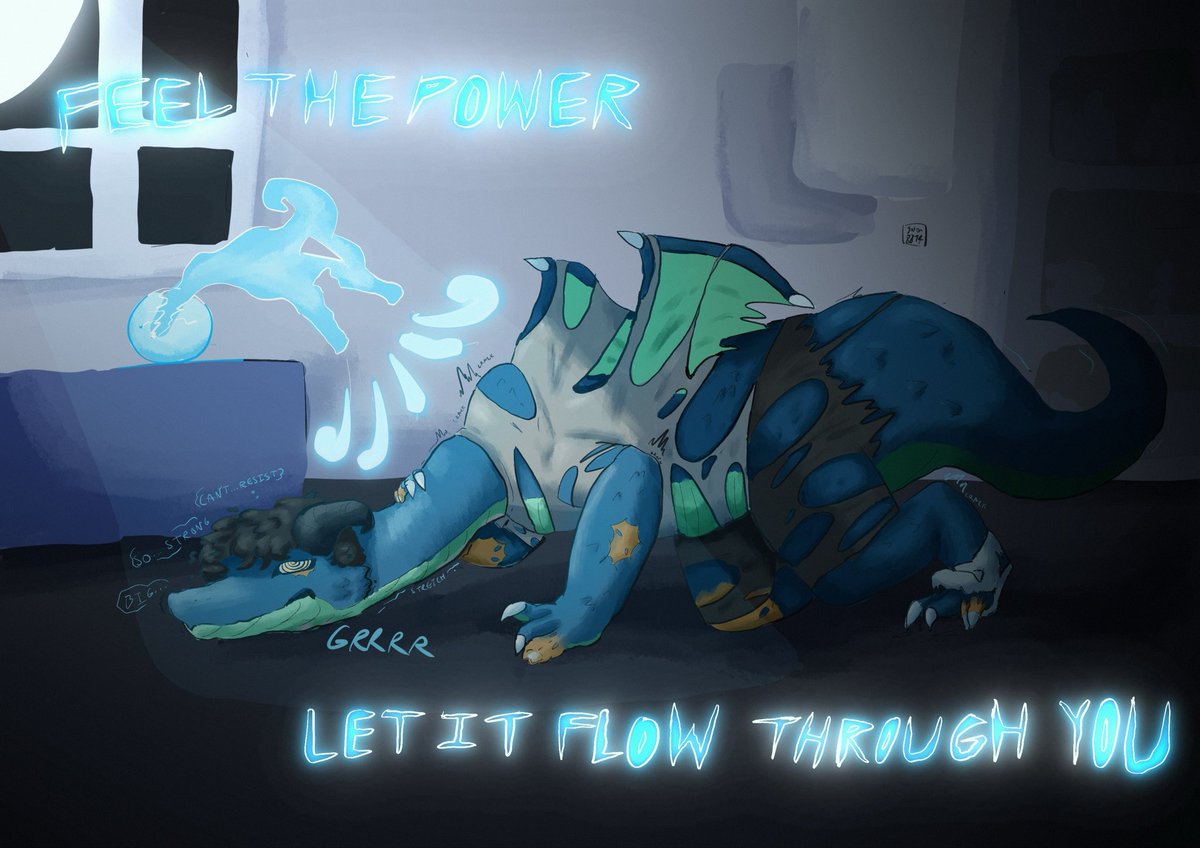 gator8814's tweet photo. “I found a weird orb in a dark alley way. It looked cool so I took it home with me! Oh it’s cracking open in the moonlight. Wait what’s… that…. I feel… funny… grrrrr”
#tf #transfur #dragontf #dragon #furryart #furry #scaly #scalyart #scalieart https://t.co/ShLSV8JJSE