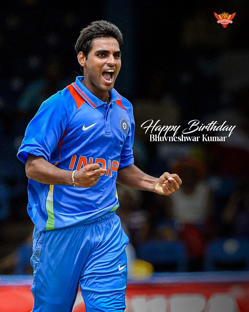 𝚂̶𝚎̶𝚗̶𝚍̶𝚒̶𝚗̶𝚐̶ 𝐒𝐰𝐢𝐧𝐠𝐢𝐧𝐠 our best wishes to you, Bhuvi. Happy Birthday 🎂🧡