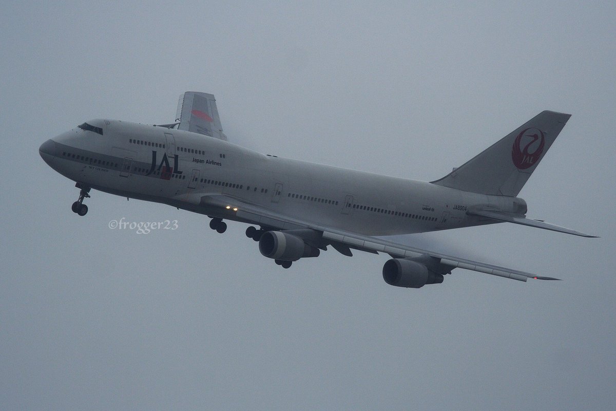 #JALみんなのベストショット
747のヒネリ。悪天候なのも逆に迫力でたかも。