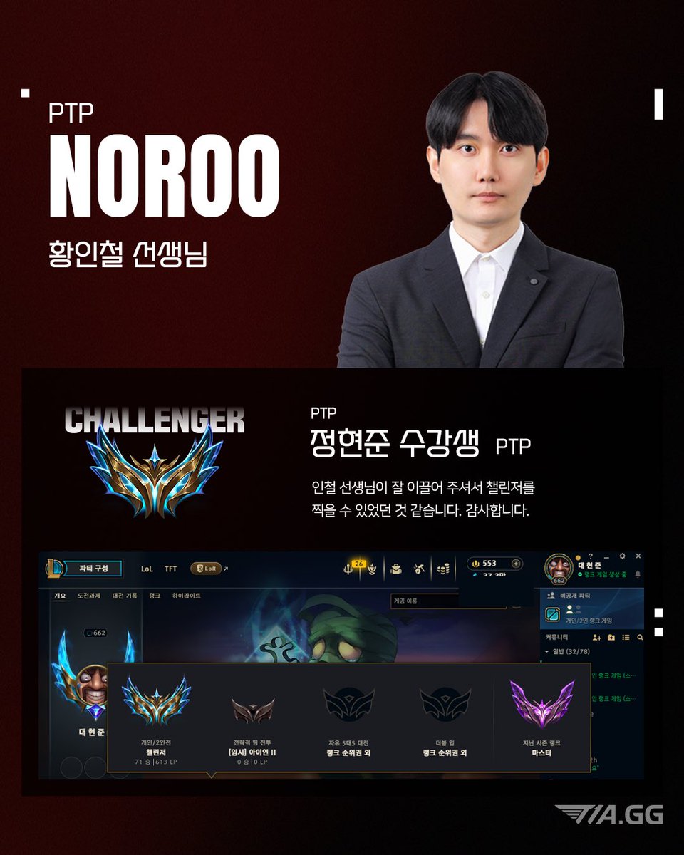 월 T1A LoL Tier Up! 🔥

꿈을 현실로! 수강생분들의 티어 달성을 진심으로 축하드립니다!👍

T1A 수강생의 티어 달성 소감과 앞으로의 각오, 지금 바로 확인해 보세요!

🚀프로게이머가 되는 가장 확실한길, T1 Esports Academy!

🎮T1 Esports Academy
📩카카오톡 문의: @티원이스포츠아카데미

#T1