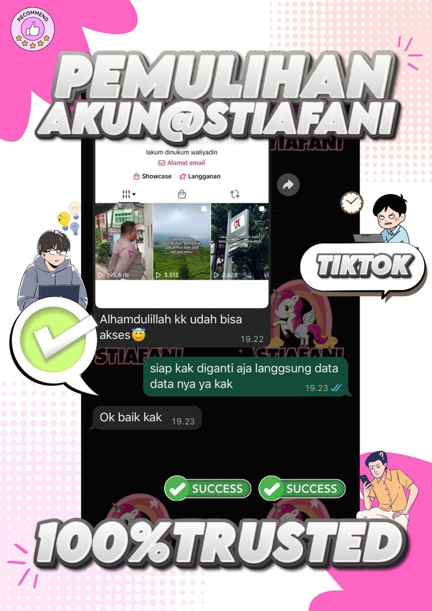 foovmee's tweet image. JASA ❕❕
PEMULIHAN AKUN DAN HAPUS AKUN

🤍🩷JASA HAPUS AKUN 
🤍🩷PULIHKAN BALIKIN AKUN LUPA PASWORD/KE HACK
🤍🩷JASA LACAK LOKASI
🤍🩷SADAP WA
🤍🩷LACAK HP HILANG BY NO HP/IMEI
🤍🩷JASA HACK/PEMULIHAN AKUN (EMAIL,IG,WA,TWITER/X, FB,TIKTOK)

FAST RESPON WA