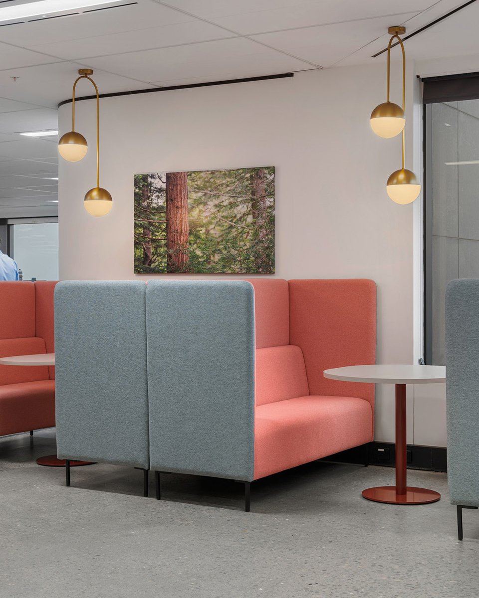 Mona High Lounges in Coral and Grey for AWM Amaroo.

Mona High offers privacy with comfort and elegance, creating a secluded area within open-plan offices.

Australian Made and customisable in upholstery and finish.

#fineseat #interiordesign #architecture #madeinaustralia