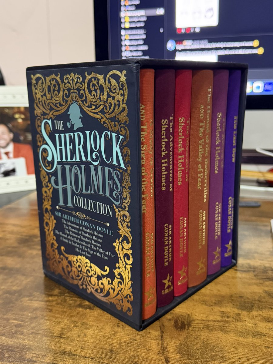 elnawualito's tweet photo. I came back to reading.
To something I once loved and somehow left behind.

As a writer, reading has always been part of who I am. And it all started here, with Sherlock Holmes.
I began writing because of roleplay. — https://t.co/y8KX2fuPzO