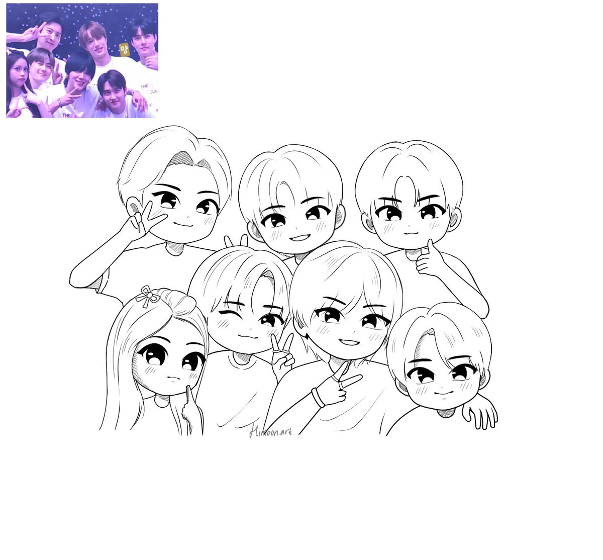 문🌙 (@himoonart) on Twitter photo 