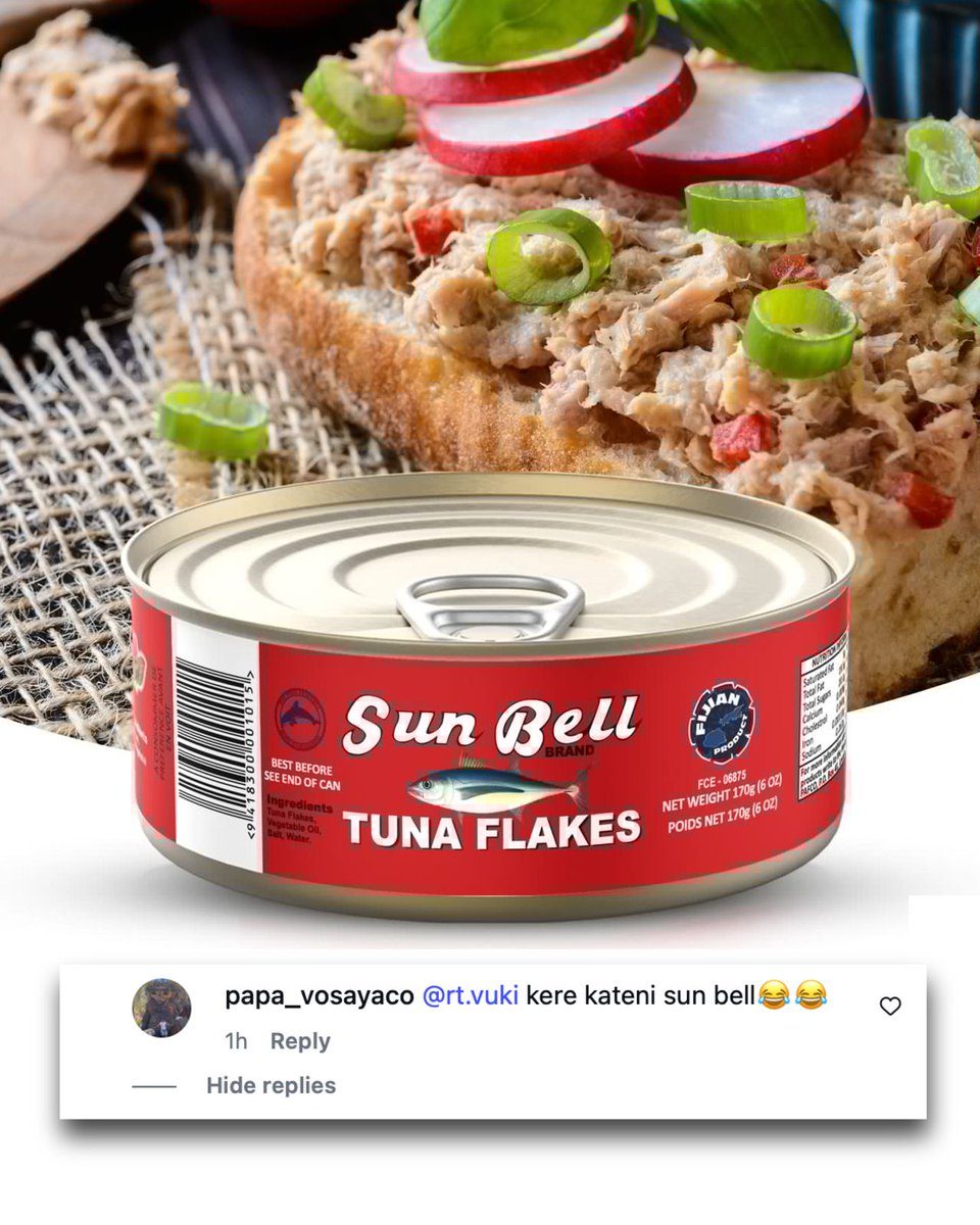 Fijian_Drua's tweet photo. Don't worry Papa, Sun Bell will hand out #Sunbell to the first 150 fans that walk through the gates at 3pm tomorrow PLUS 8 cartons of Sunbell at half-time for 8 lucky fans.
#Ovalau ga sa rawata.
#SunbellPreseason #TosoDrua https://t.co/56iJzGDURc
